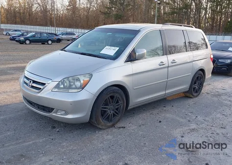 2006 Honda Odyssey Touring из США, поврежденный, VIN 5FNRL38856B098897